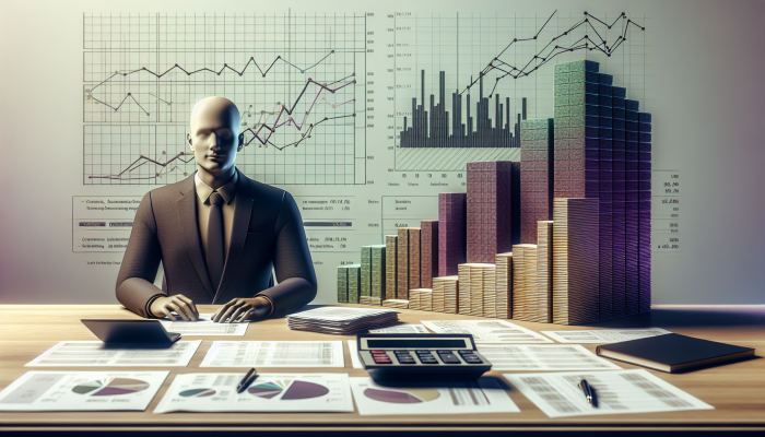 What Drives Debt Consolidation Loan Costs: Key Factors | DCL A person assessing both short-term and long-term loan documents with a calculator and graphs on a desk.