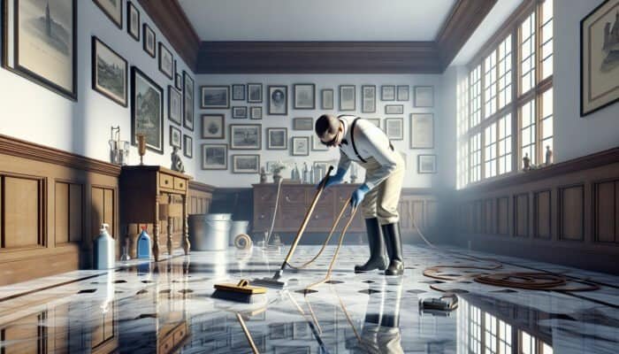 Cleaning Marble Floors Without Streaks in Scotland