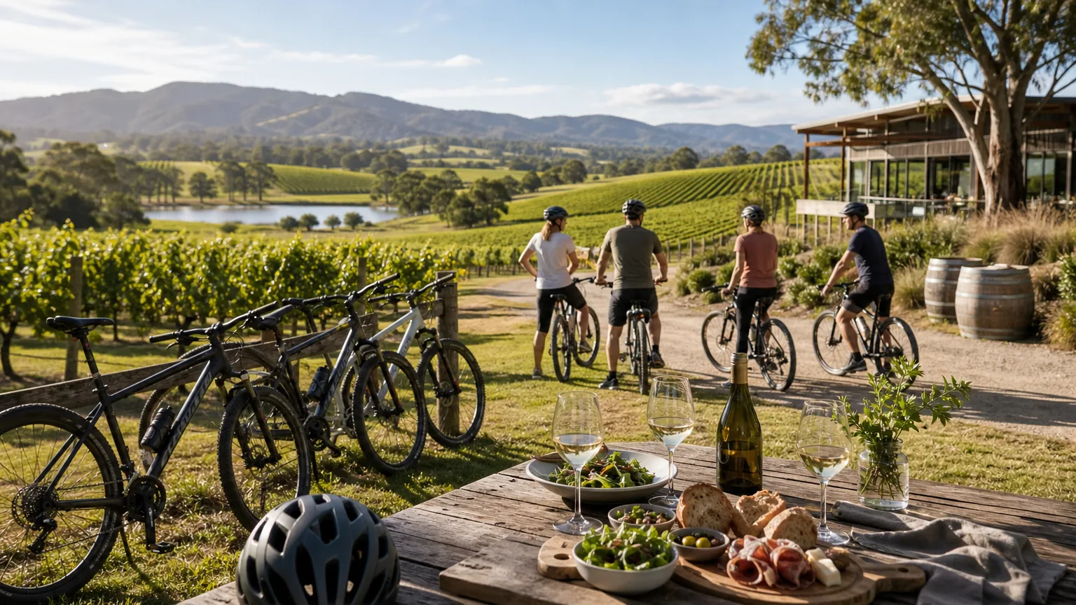 Yarra Valley Guided Bike Tour: visual reference for 5. Yarra Valley Guided Bike Tour: Active Adventures Including Lunch and Adjustable Winery Stops