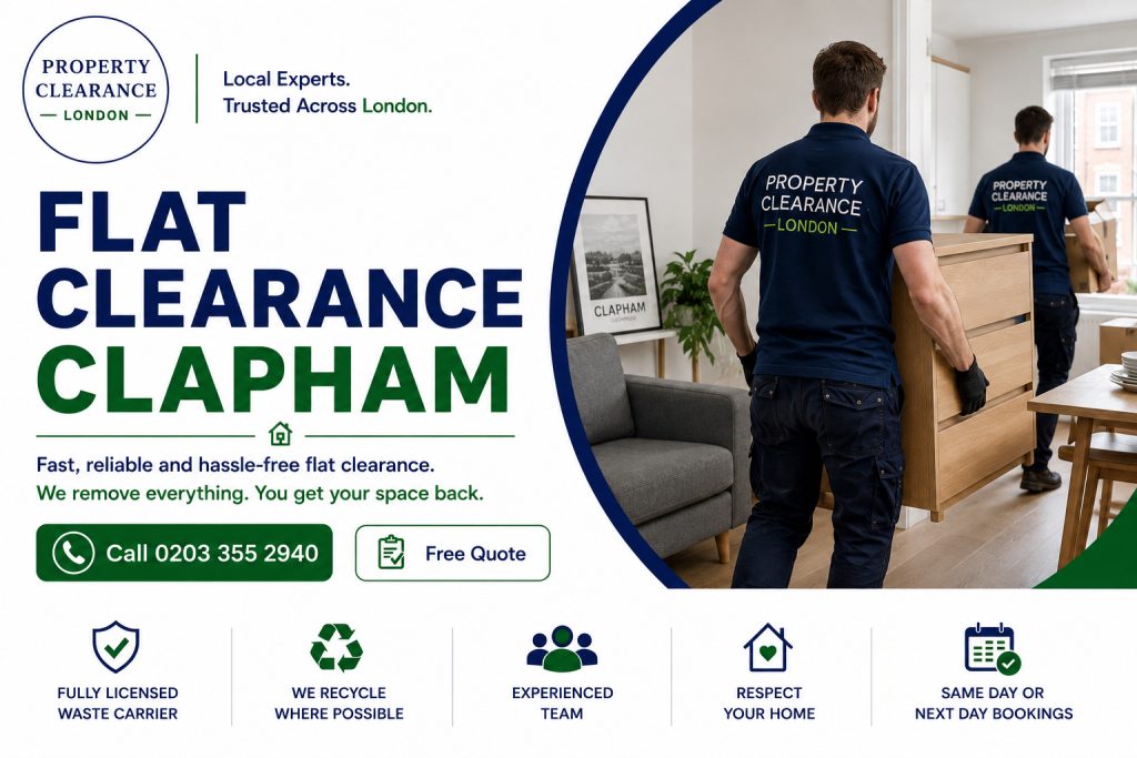 Flat Clearance Services in Clapham: Trusted Local Experts