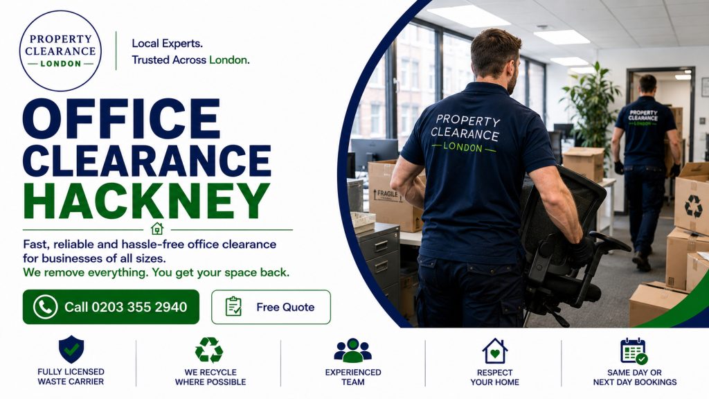Office Clearance Services in Hackney: Dependable and Efficient