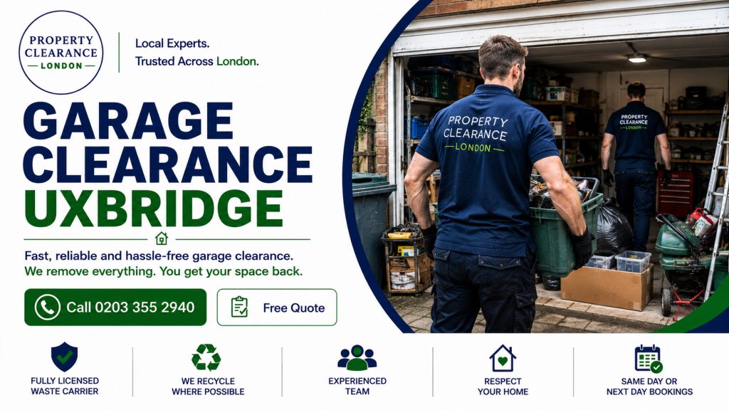 Garage Clearance Services in Uxbridge: Trusted Professionals