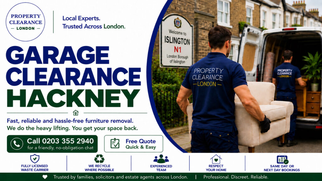 Garage Clearance Services in Hackney