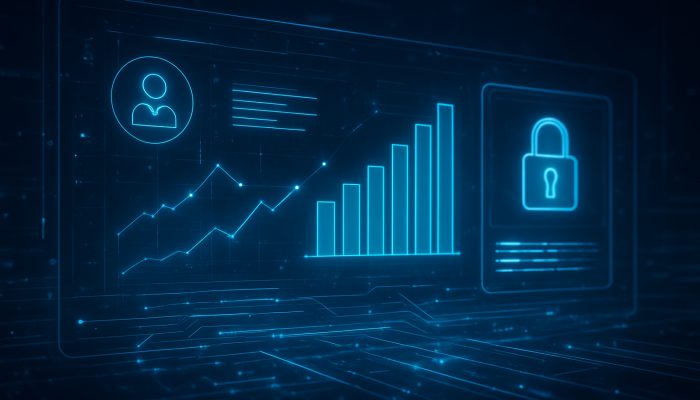 Guiding Lenders to Your Updated Budget: Essential Guidance | DCL Futuristic holographic dashboard with glowing financial charts connecting lenders and borrowers in real time.